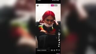 pao_m.04 flashing her tits on Instagram live stream