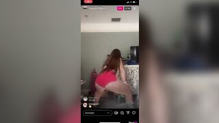 babyygirllfinee live Instagram shaking her ass