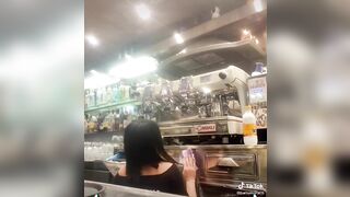 barbymora05 italian TikTok thot shiny spandex ass