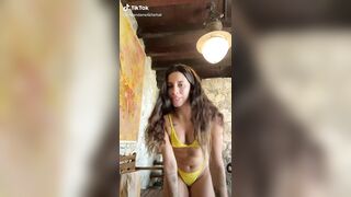 Fernandamotafarhat yellow bikini hot big ass
