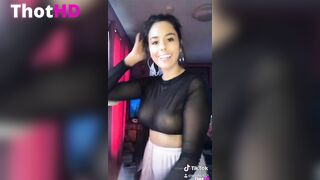 Sophiet51 see through tittys black top TikTok