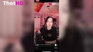 local_deadbeat showing her titty on Instagram live