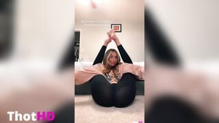 urfavbad0nk flexible girl whore see through leggins