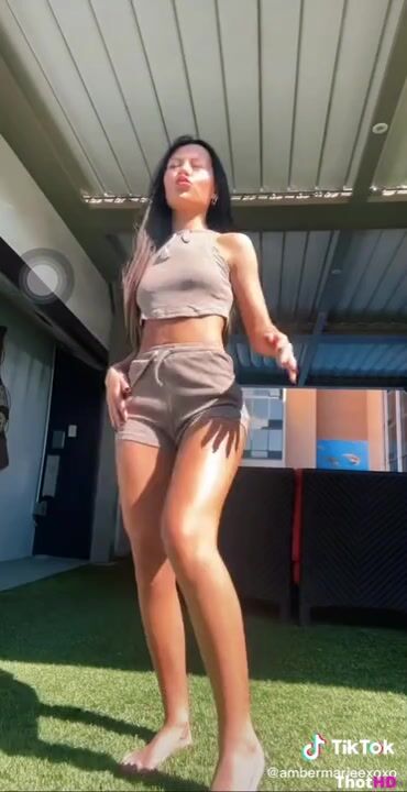 ambermarieexoxo perfect butt in shorts TikTok