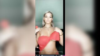 Katerinacarneyy flashing her big tits leaked OnlyFans