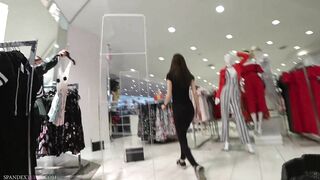 Sales thot in tight black leggings hot ass candid