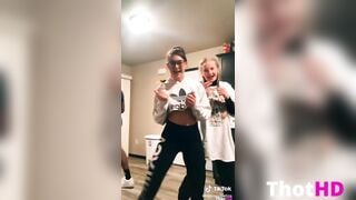 Rileysesthetics flashing nude boobs on TikTok