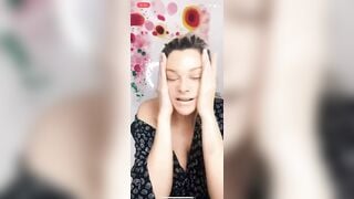 Accidentally flashing big boobs Instagram