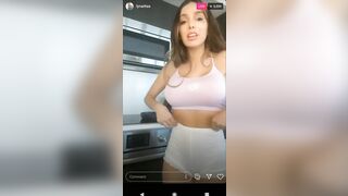 Lyna Perez Insta Live Stream Cooking