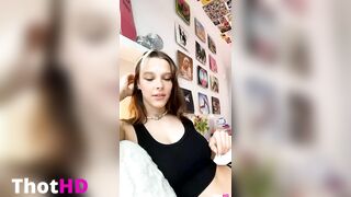 Ashley-matheson Live ONLY FANS Leak Flashing Titties