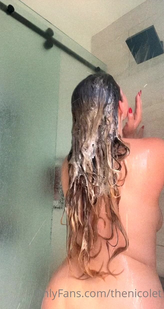 TheNicoleT Nude Shower Big Tits OF