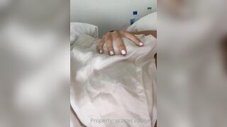Scarletvas Nude In Bed Teasing OF
