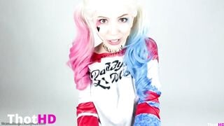Lilcanadiangirl harley quinns creampie cosplay suck dildo masturbating Manyvids