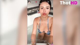 Strawberry tabby ONLY FANS bath tub stream