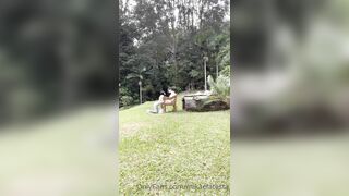 Mikaela Testa Outdoor Bj In rain ONLY FANS