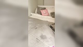 Elle Brooke Squirts on Bed OF Video