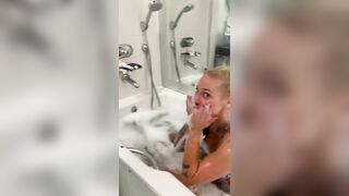 Ebanie Bridges Bathtub Video OF