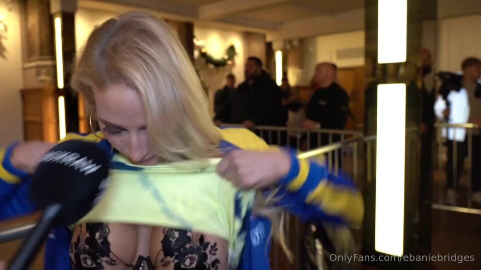 Ebanie Bridges Flashing Boobs OF