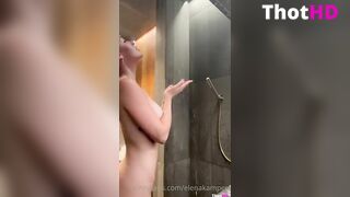 Elena Kamperi Leaks Nude Showering only fans Video