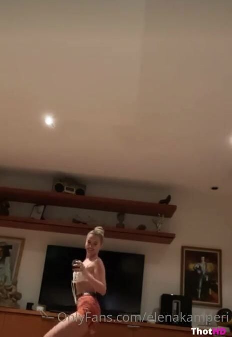 Elena Kamperi only fans Dancing Leak