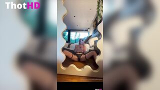 Elena Kamperi only fans In Hot Underwear Teasing On Bed Leak