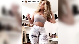 Amirah Dyme Tight Leggins Booty ONLYFANS Video
