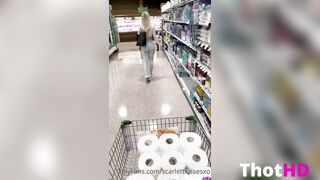 Scarlettkissesxo BIG BLACK COCK Parking Lot BLOW Cumshot in Mouth ONLYFANS