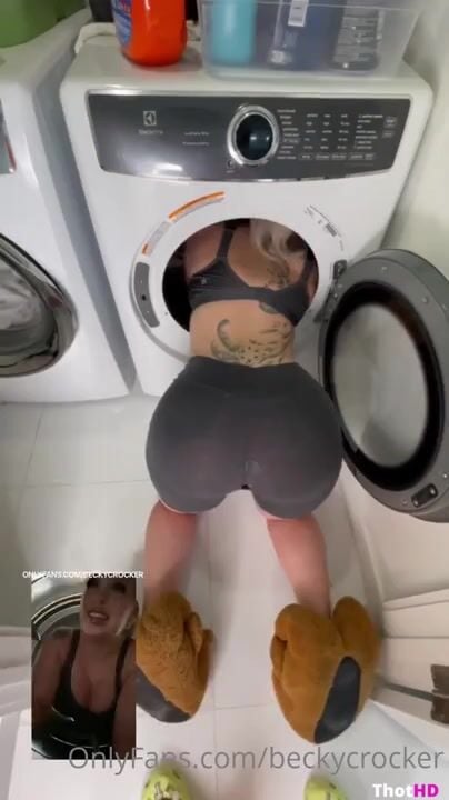 Becky Crocker Stuck in Washing Machine ONLY FANS