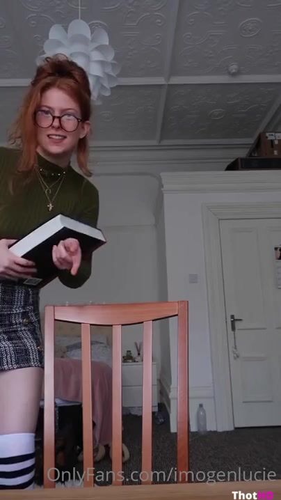 Imogen Lucie Leaked only fans Schoolgirl Strip