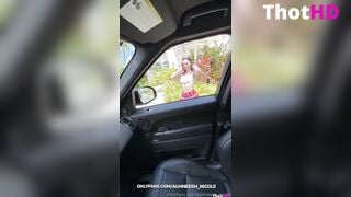 Auhneesh Nicole Fuck In Car BIG BLACK COCK