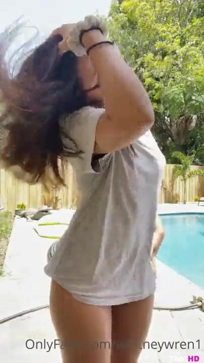 Whitneywren1 only fans Naked Backyard Leak HD