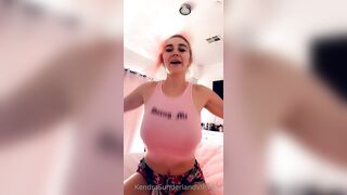 Kendra Sunderland Shaking Nude Tits ONLYFANS Video