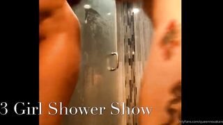 QueenNovaKane 3 Nude Girls In Shower ONLYFANS