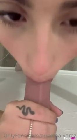 angela alvarez Dildo Blowjob ONLY FANS