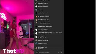 Ximena Saenz & jayymaariee live flashing tittys