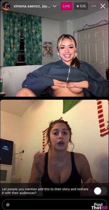 Ximena Saenz & jayymaariee Flashing Live Stream