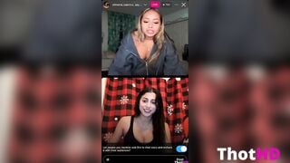 Ximena Saenz with jayymaariee Live Downblouse Tits