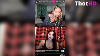 Ximena Saenz with jayymaariee Live Downblouse Tits