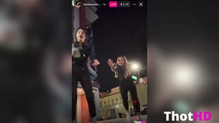 Ximena Saenz with jayymaariee Public Flashing Ass