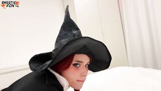 Sweetie Fox Anal and Pussy Fuck with Depraved Witch, Cum on Face and Ass Creampie
