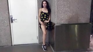Nicole Niagara Flash, Finger, And Fuck In The Streets Of Las Vegas
