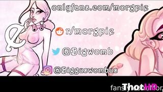 Morgpie glass shower masturbation