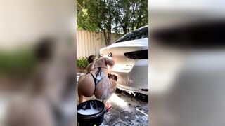 Lilithcavali Sexy In Bikini Car Wash