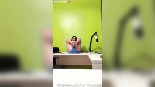 Camilla Araujo Bate With Dildo