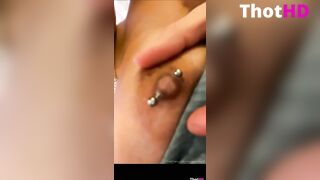 Malu Trevejo Showing Nipple Piercing ONLY FANS