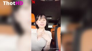 Veronica Perasso Car Backseat Fingers ONLY FANS