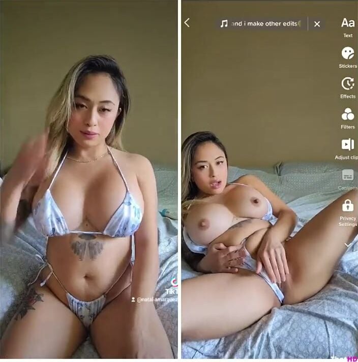 Natalia Marquez TikTok ONLYFANS Split Screen