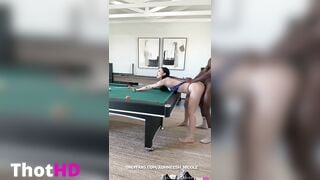 Auhneesh Nicole Fucked On The Pool Table