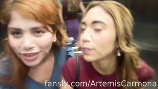 Artemis Carmona My cumwalk with @marinagoldxx