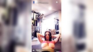 Lyna Perez sexy workout ONLYFANS